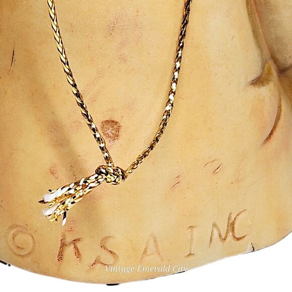 Christmas Vtg Collectible Ceramic Santa Claus Bell Ornament KSA Kurt S Adler Inc - Picture 10 of 12